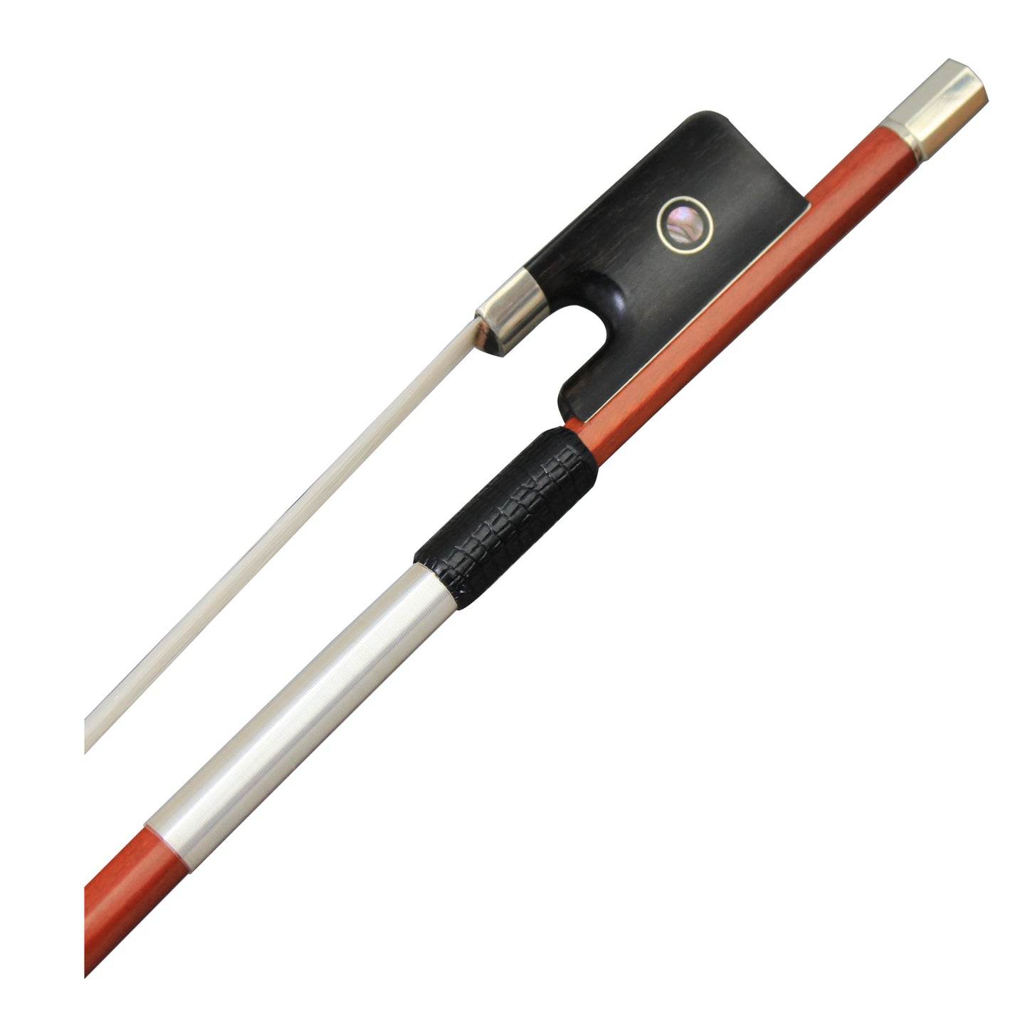 JYR 101CN1 Pernambuco Nickel Silver Mounted Cello Bow