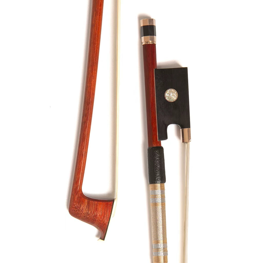 JYR 106VG Golden Mounted Pernambuco Violin Bow