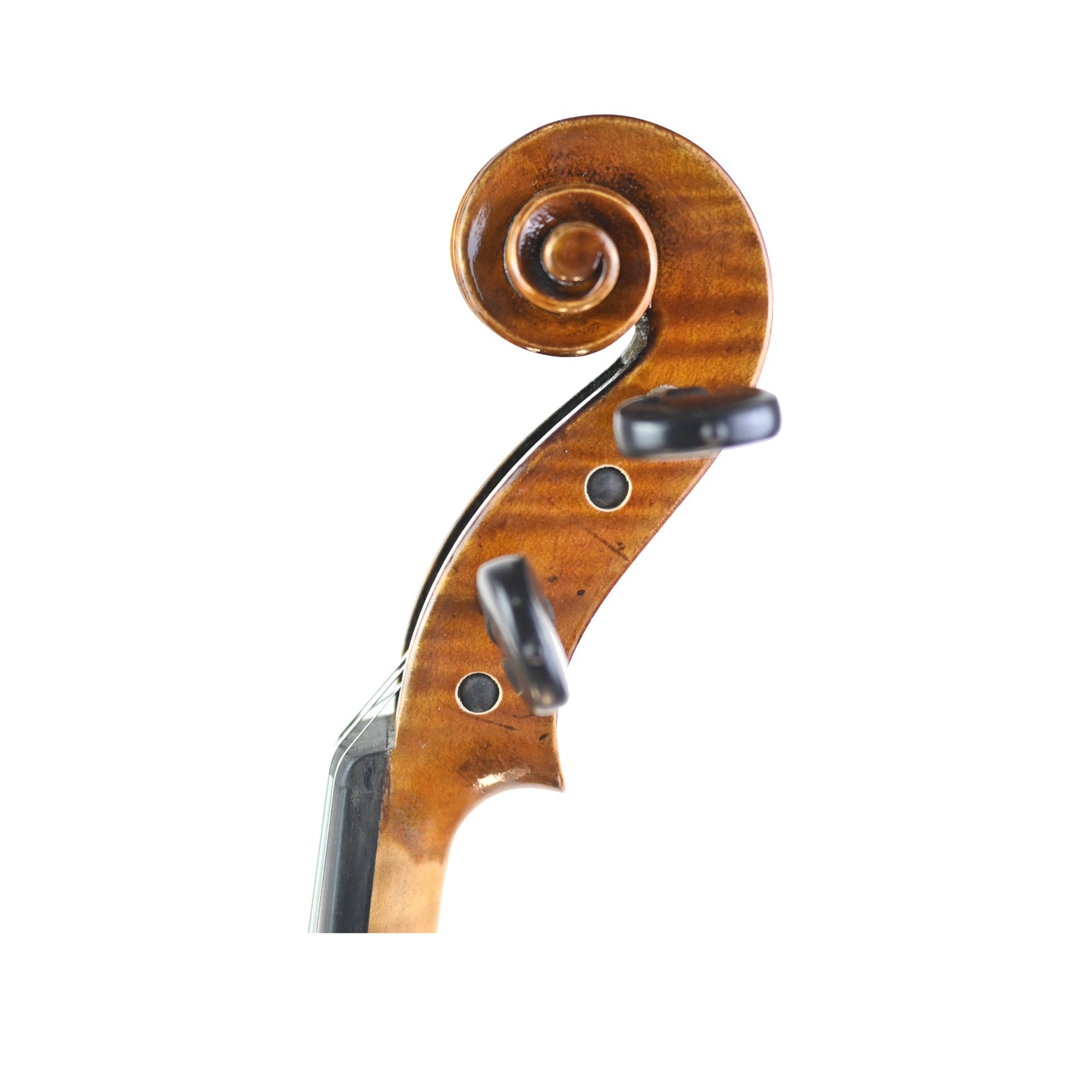 7007 full size beginner violin left scroll