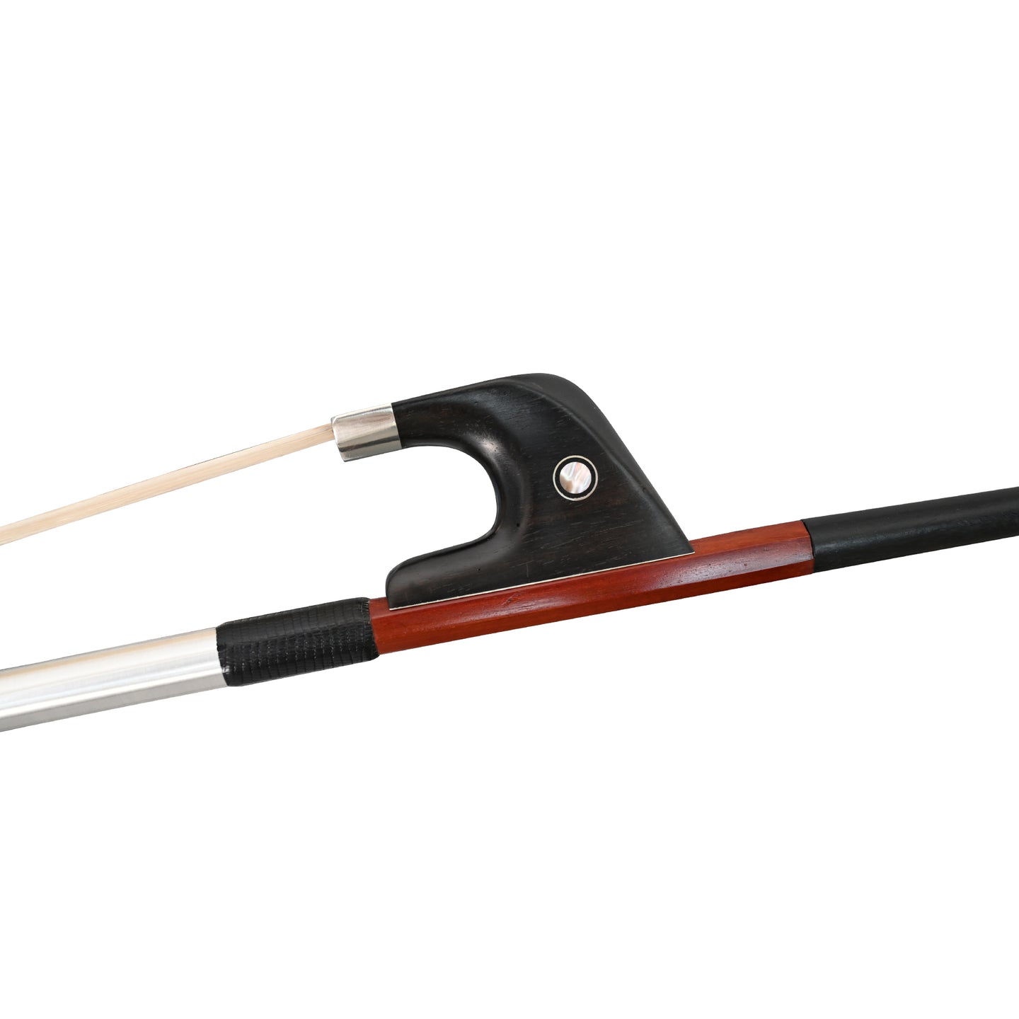 JYR 101GN Pernambuco Nickel Mounted German Double Bass Bow