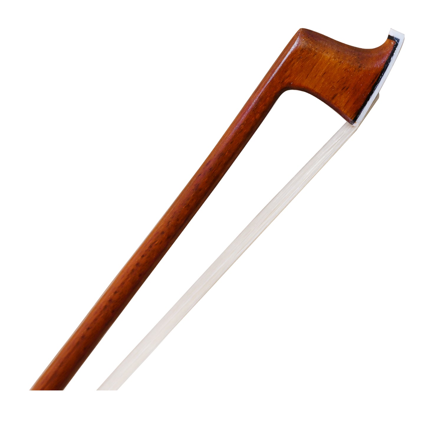 JYR 401V Pernambuco Nickel Mounted Ox Horn Frog Violin Bow