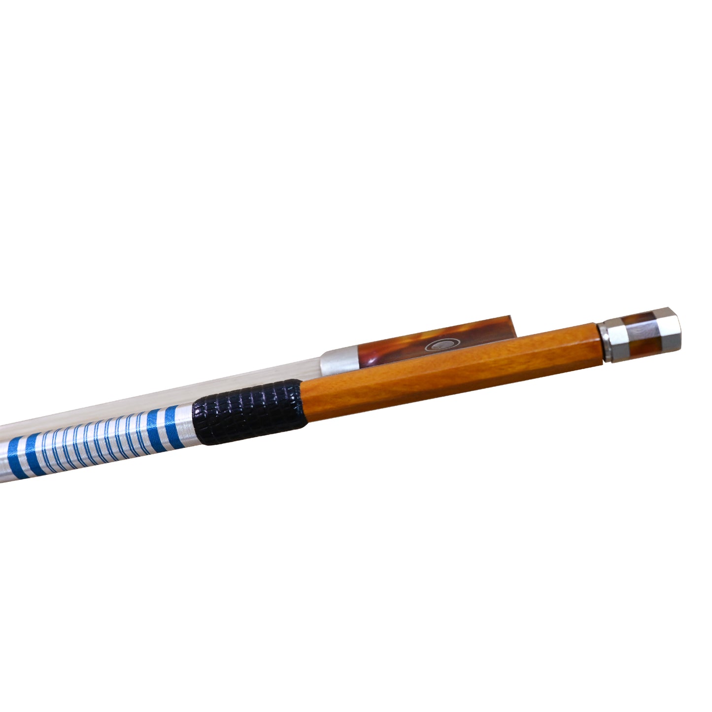 JYR 501V Pernambuco Nickel Mounted Imitation Tortoiseshell Violin Bow