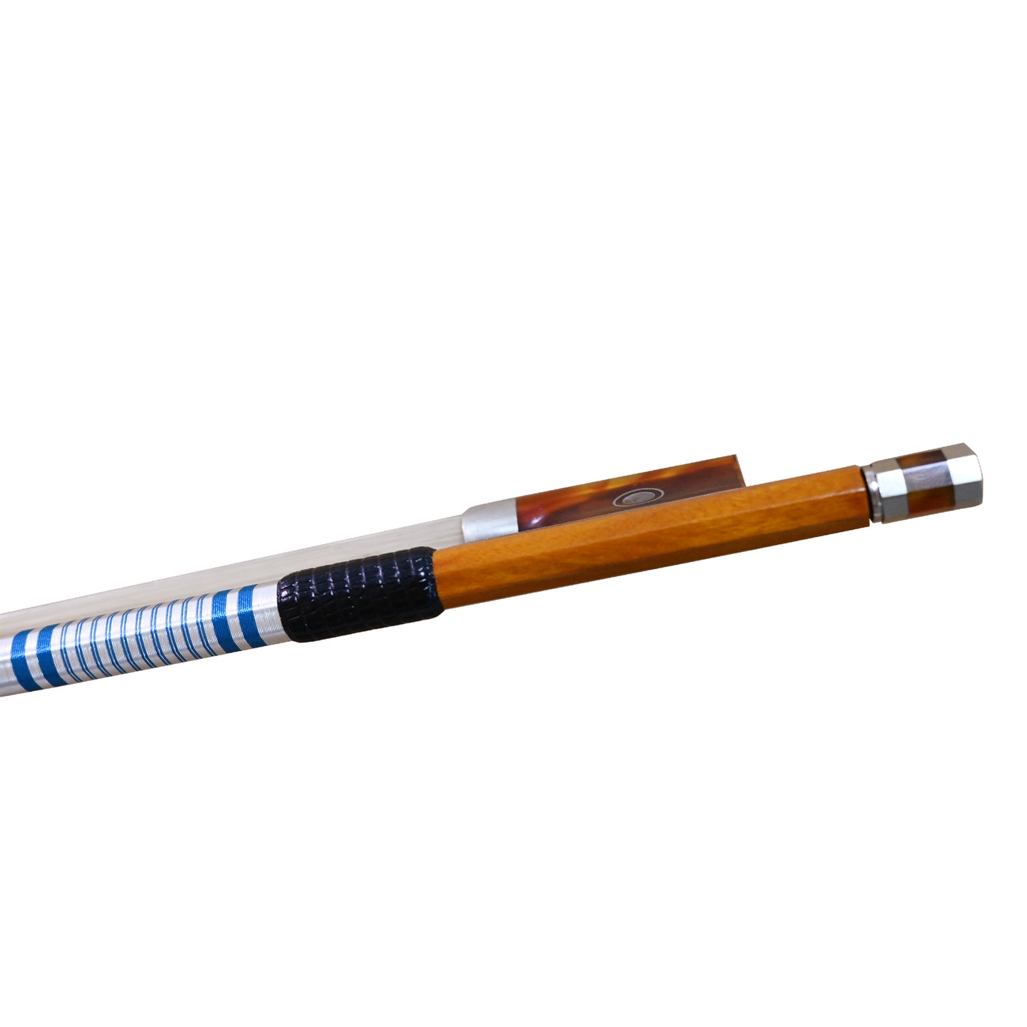 JYR 501V Pernambuco Nickel Mounted Imitation Tortoiseshell Violin Bow