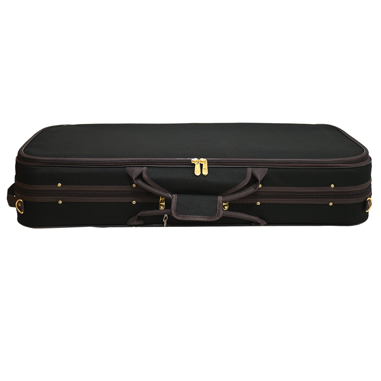 Rectangle Oxford Cloth Portable 15.5inch Viola Case with Hygrometer
