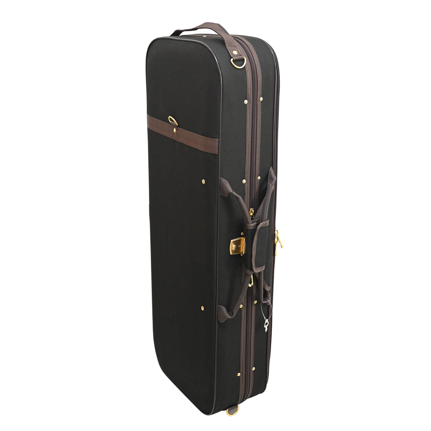 Rectangle Oxford Cloth Portable 15.5inch Viola Case with Hygrometer