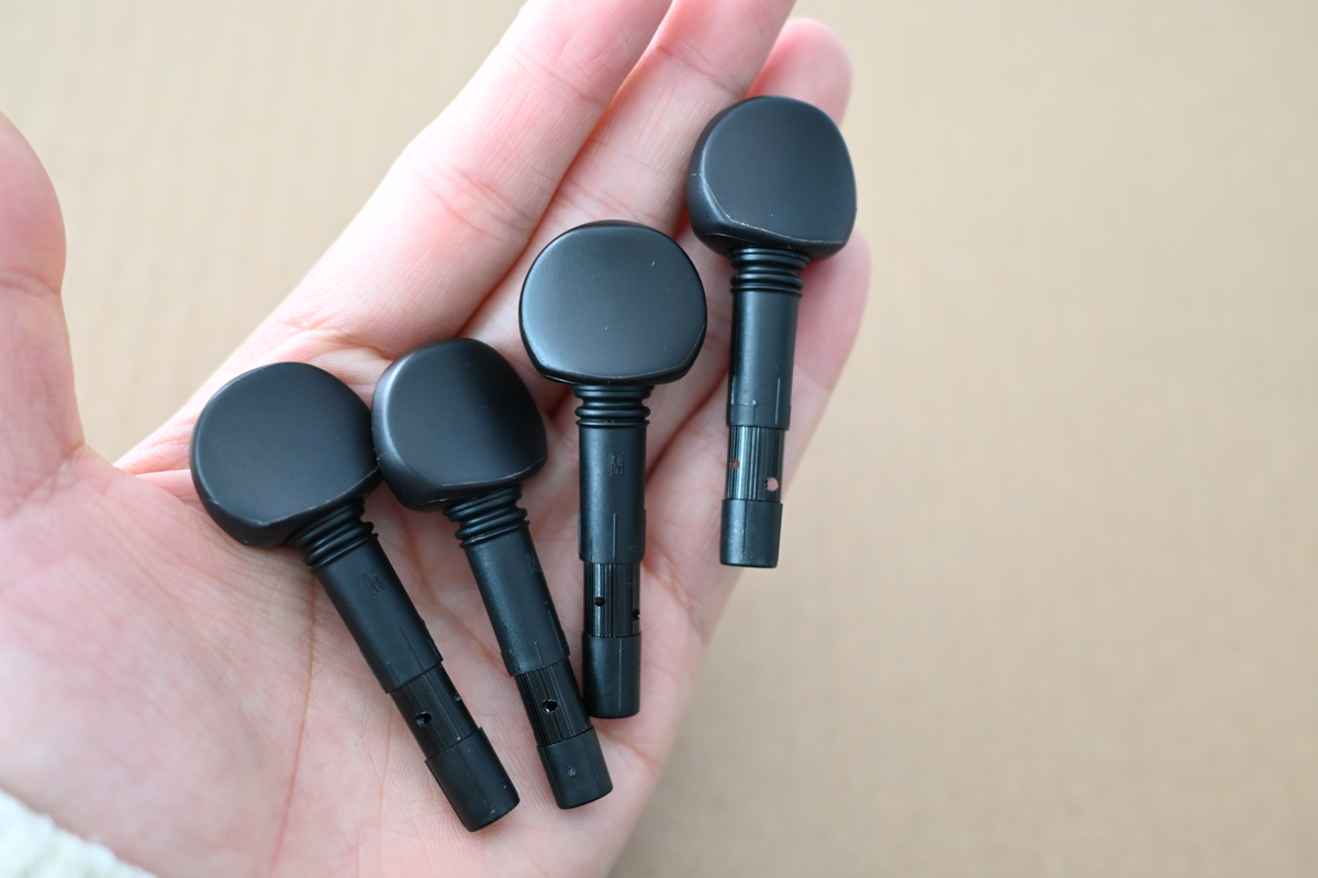 JYR 4pcs Geared Pegs For Violin, 8.5mm