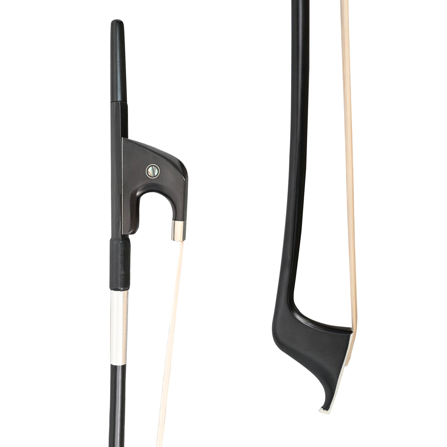 JYR 201G Black Carbon Fiber German Double Bass Bow