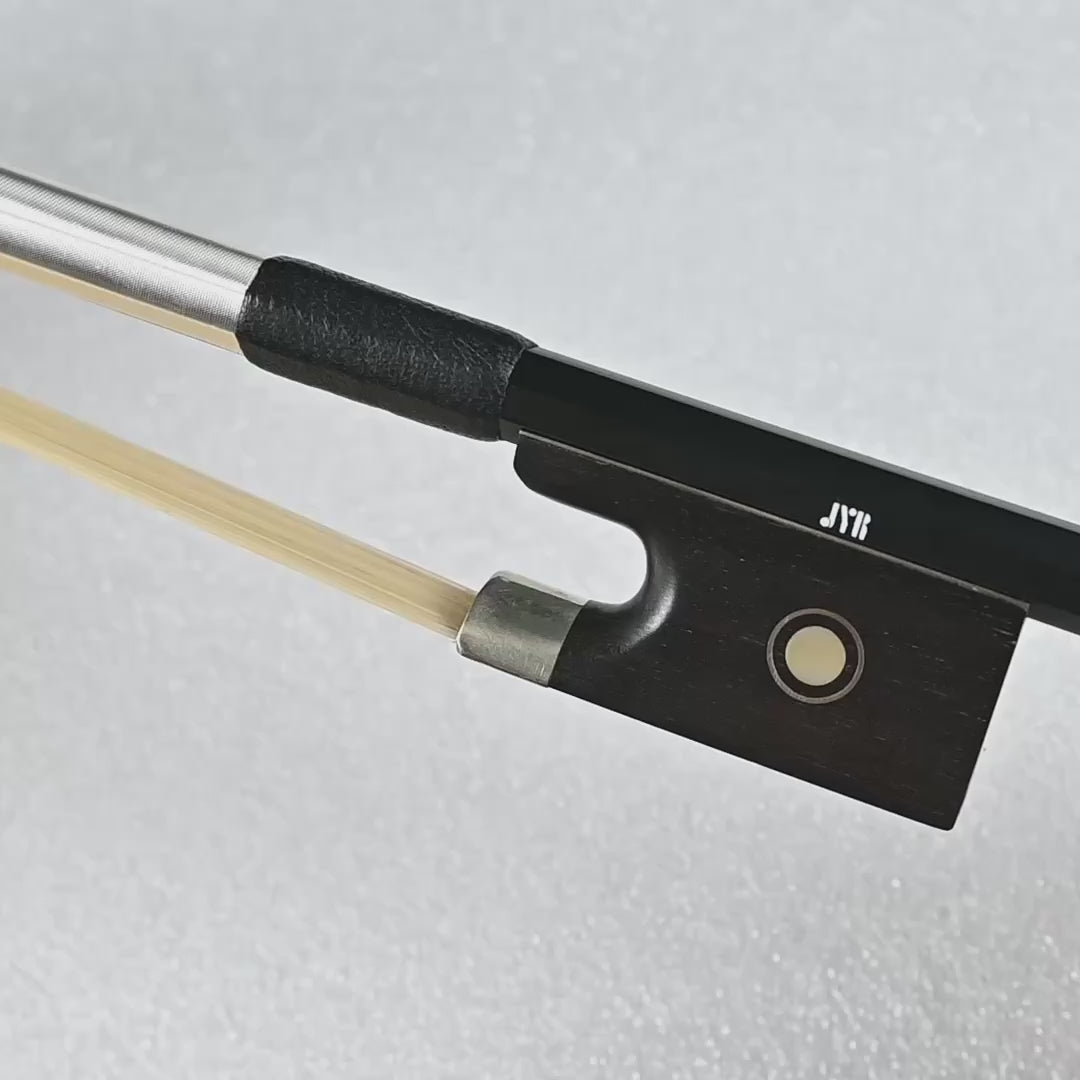 JYR 201V Black Carbon Fiber Violin Bow