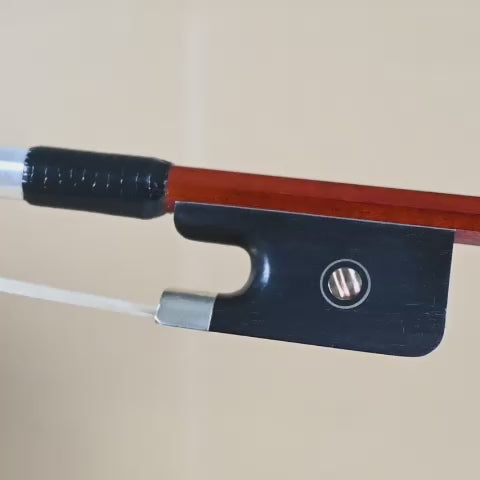 JYR 101CN1 Pernambuco Nickel Silver Mounted Cello Bow