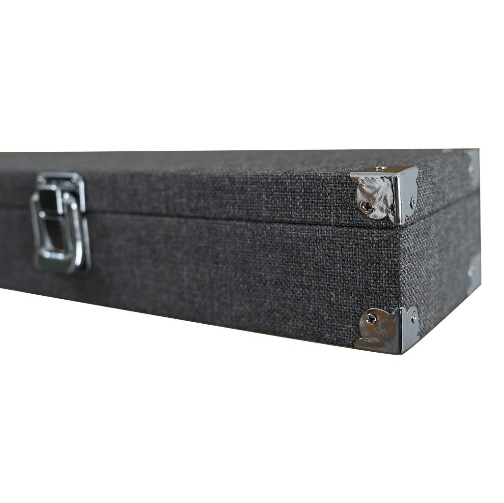 Gray 4-Bow Storage Case For Violin, Viola, and Cello